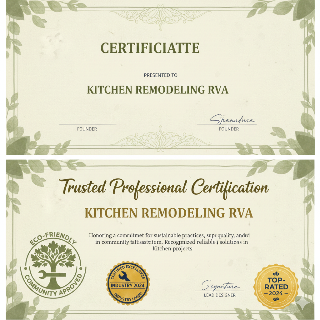 Kitchen remodeling certificate 2